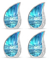 Northern Lights Mini Urns For Human Ashes Dad - Urns For Ashes Keepsake