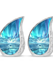 Northern Lights Mini Urns For Human Ashes Dad - Urns For Ashes Keepsake