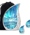 Northern Lights Mini Urns For Human Ashes Dad - Urns For Ashes Keepsake