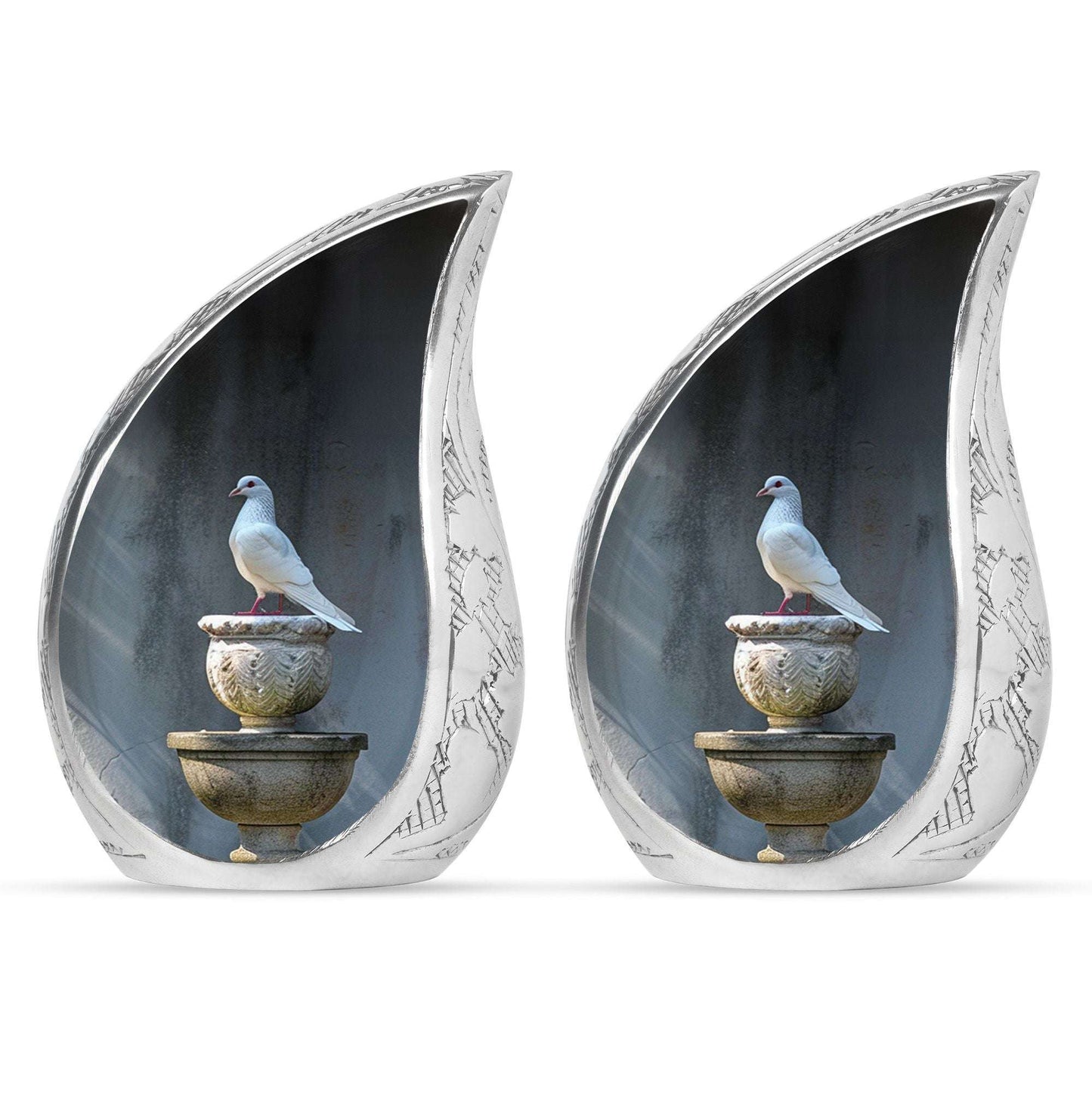 Dove Customized Urns Human Ashes for Mom and Dad - Funeral Urn Ashes