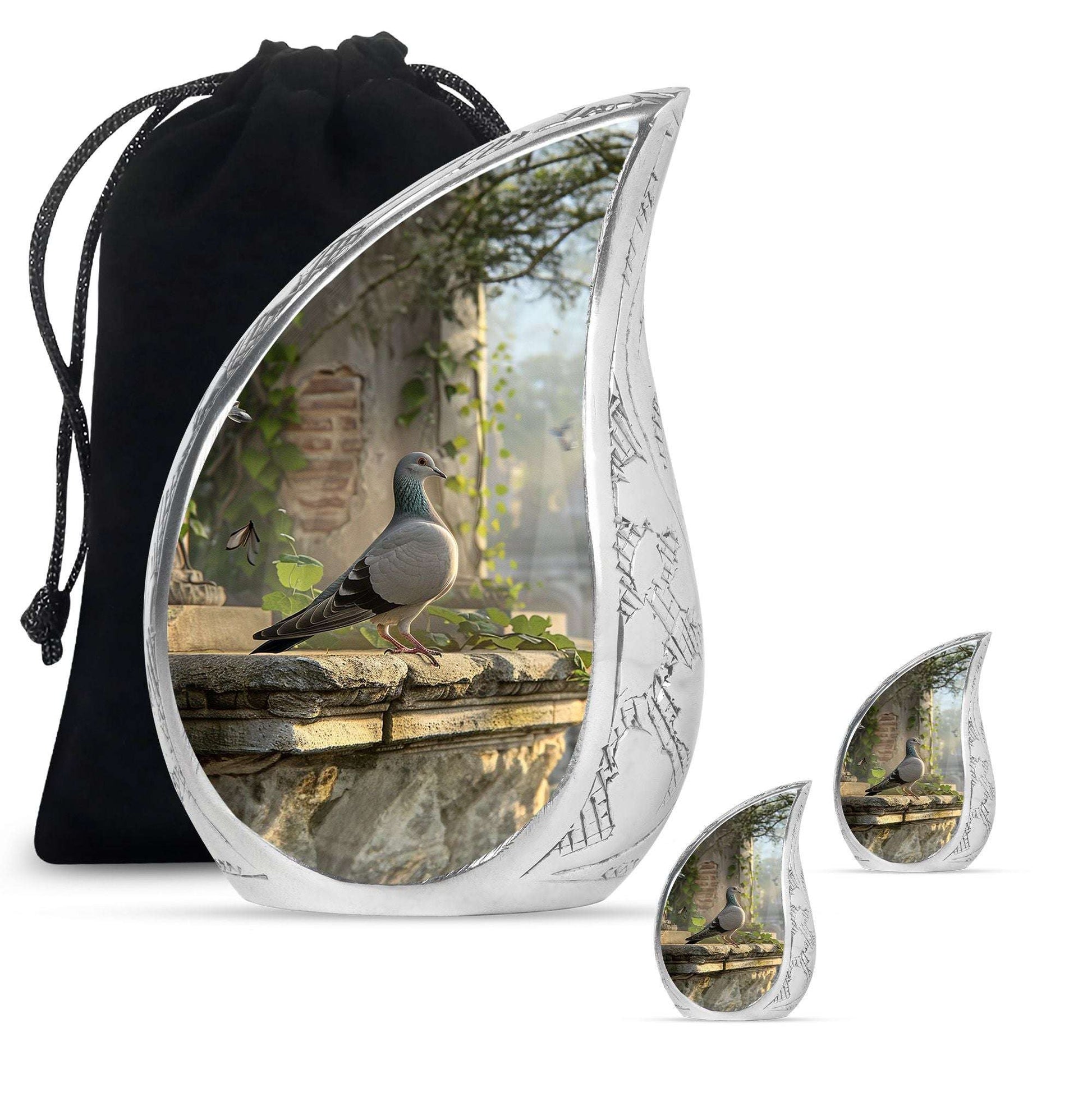 Dove Medium Urns For Ashes Adult Female - Funeral Urns Men