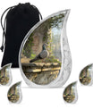 Dove Medium Urns For Ashes Adult Female - Funeral Urns Men
