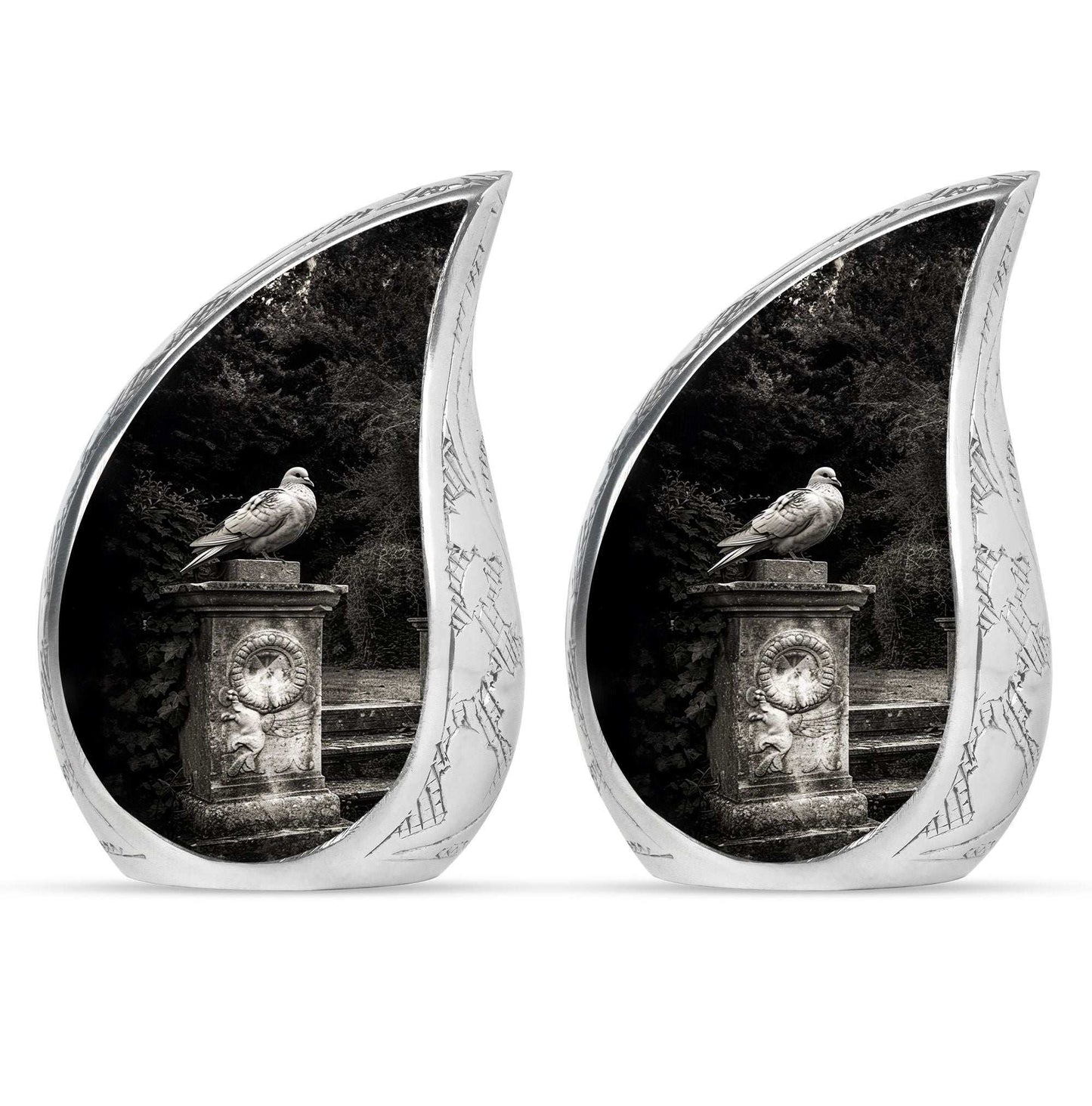 Dove Cremation Urns For Human Ashes Adult Set - Mini Urn For Mom Ashes