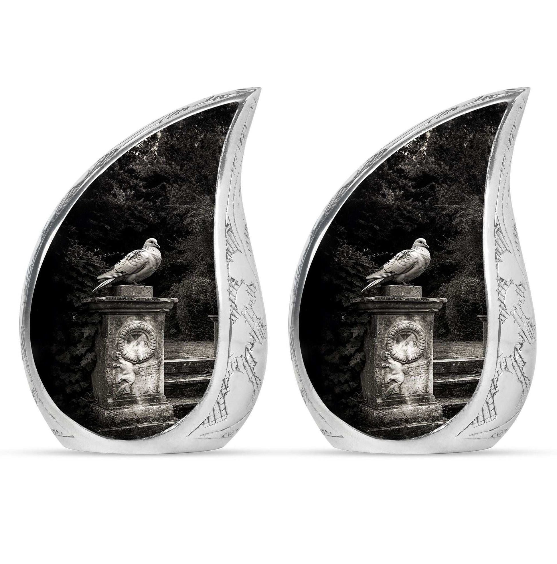 Dove Cremation Urns For Human Ashes Adult Set - Mini Urn For Mom Ashes