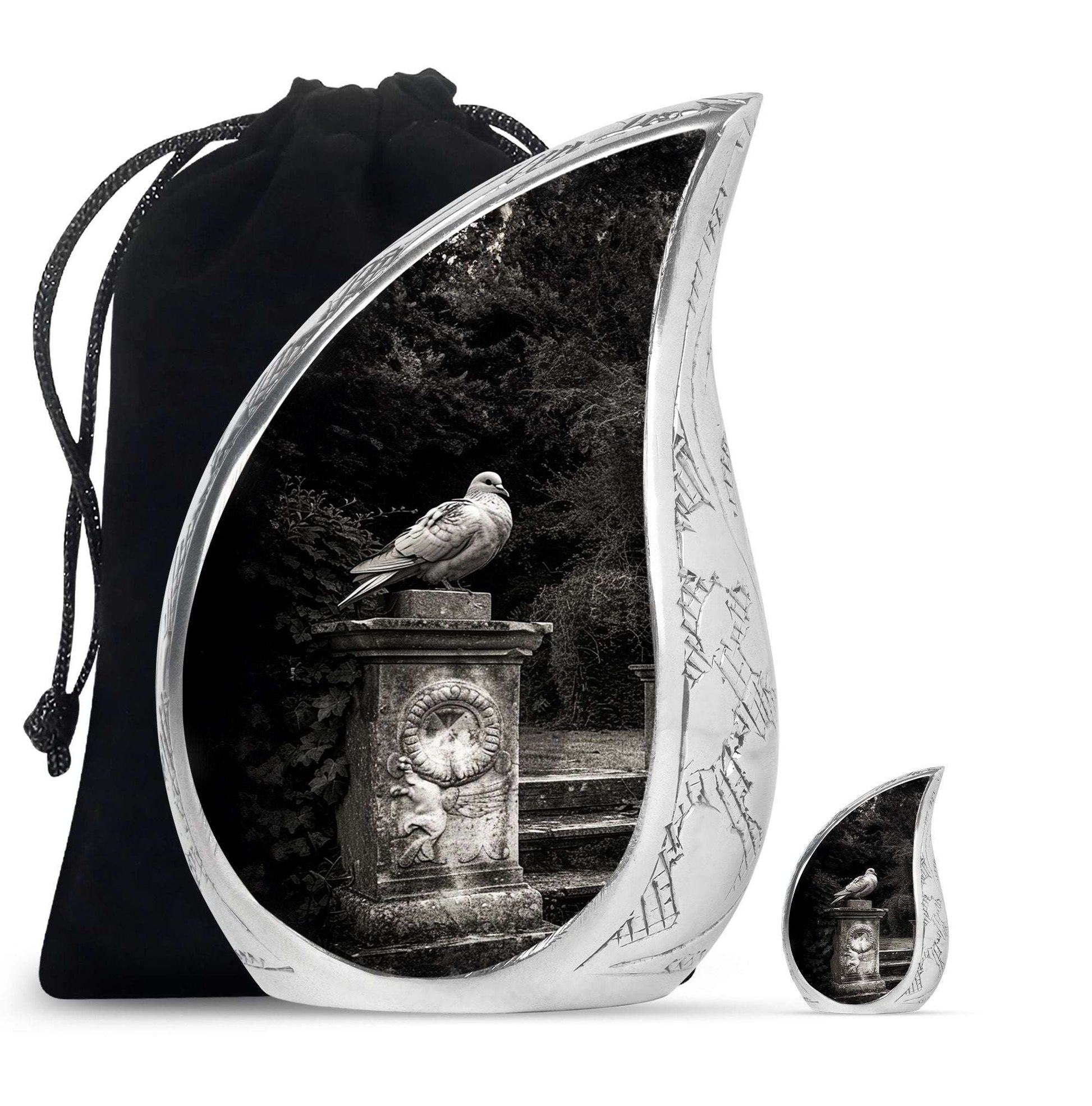 Dove Cremation Urns For Human Ashes Adult Set - Mini Urn For Mom Ashes