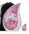 White Couple Dove Burial Urn - Cremation Urn For Loved Ones