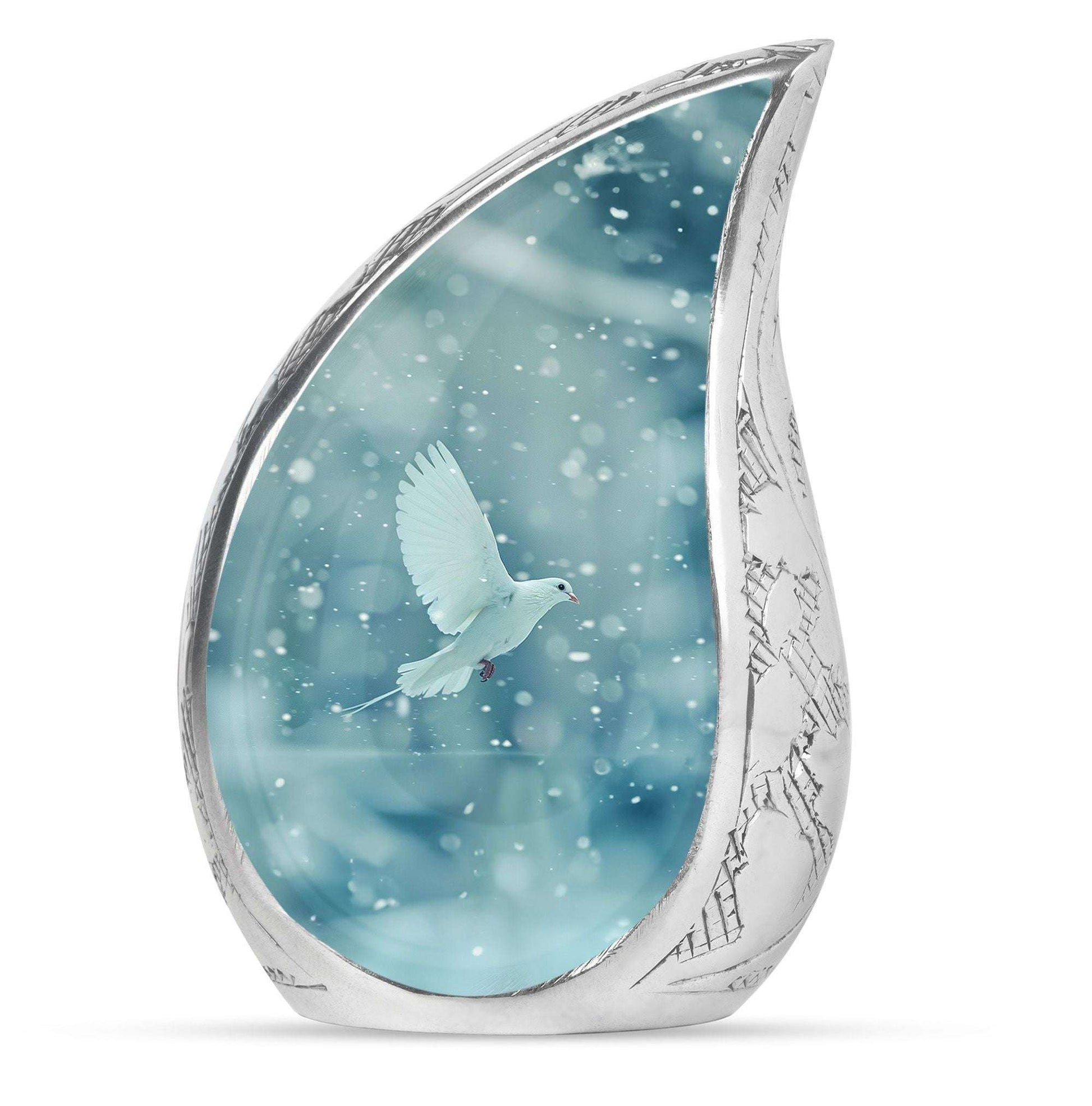 White Dove Burial Urn - Large Urns For Couple