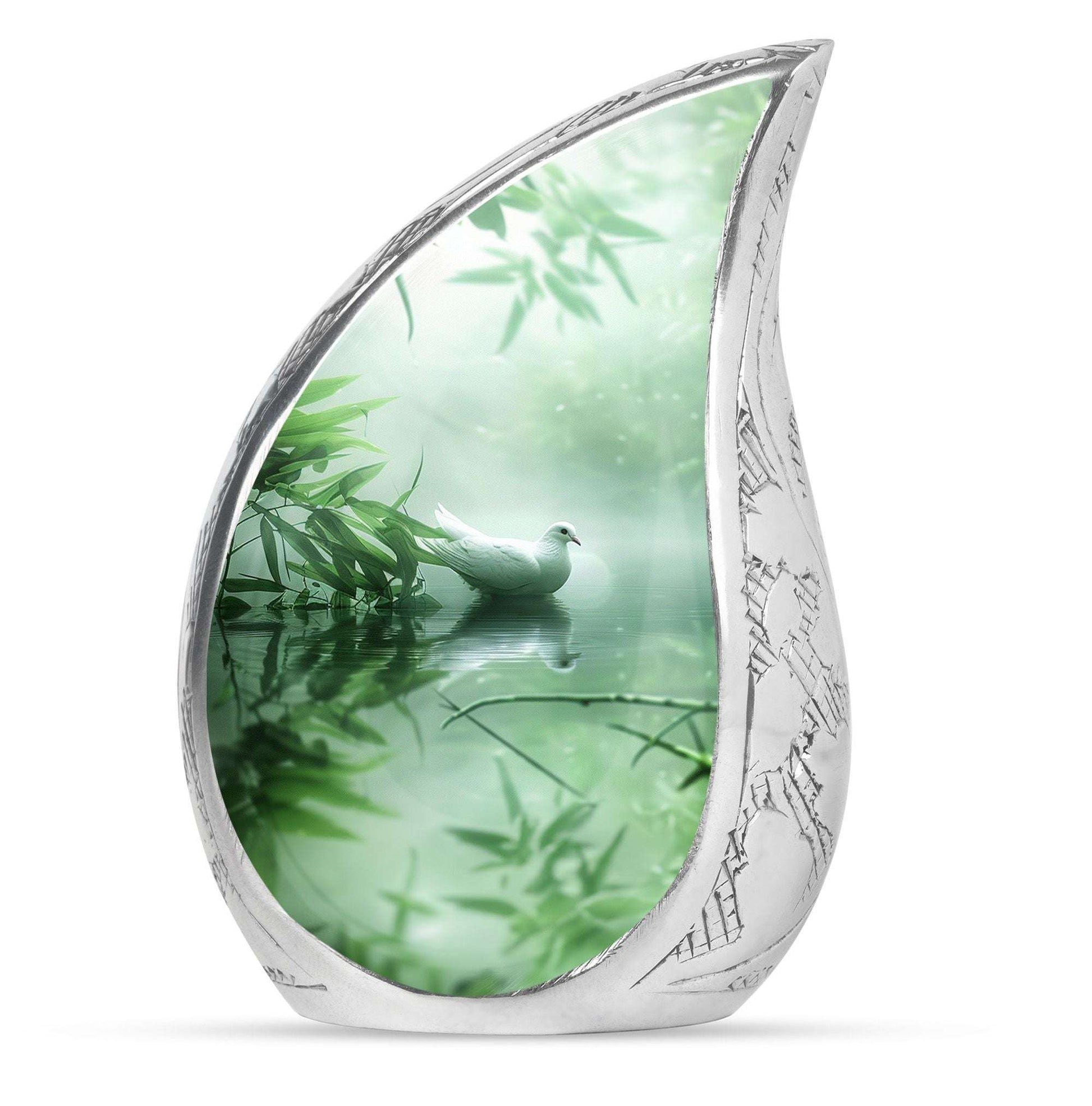 Dove Memorial Urn For Human Ashes - Large Decorative Urn