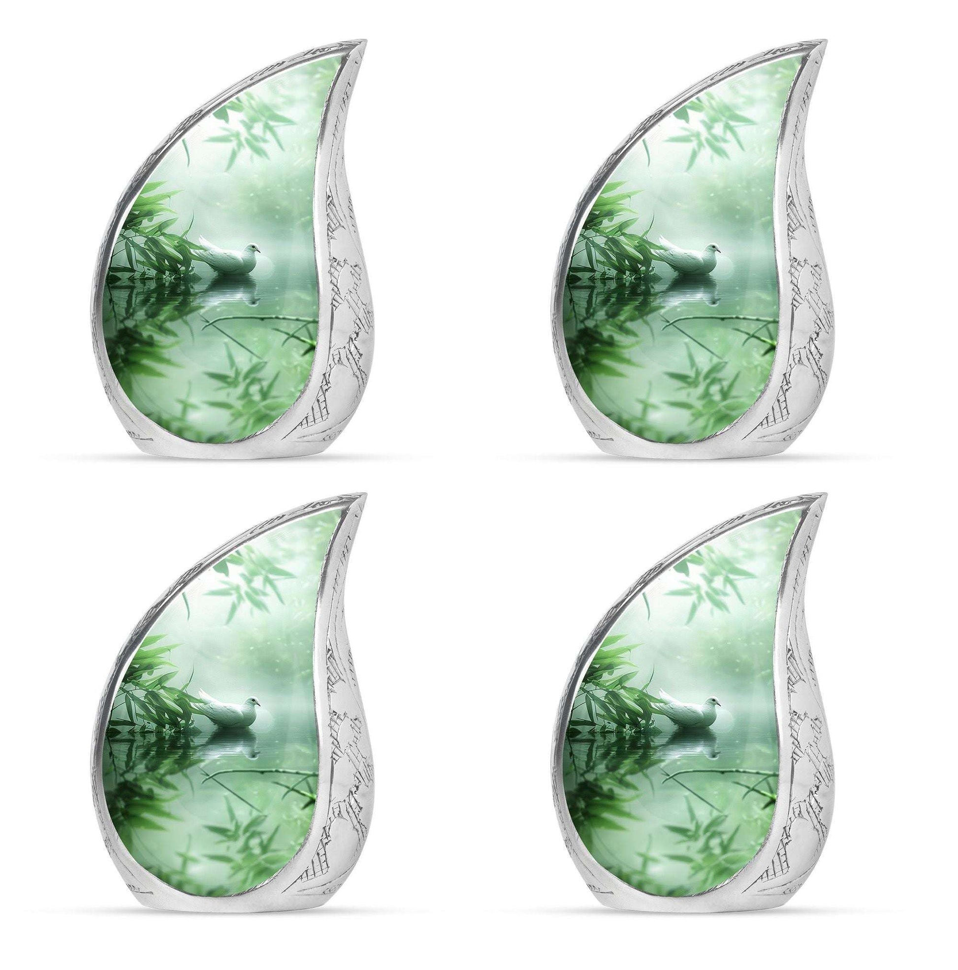 Dove Memorial Urn For Human Ashes - Large Decorative Urn