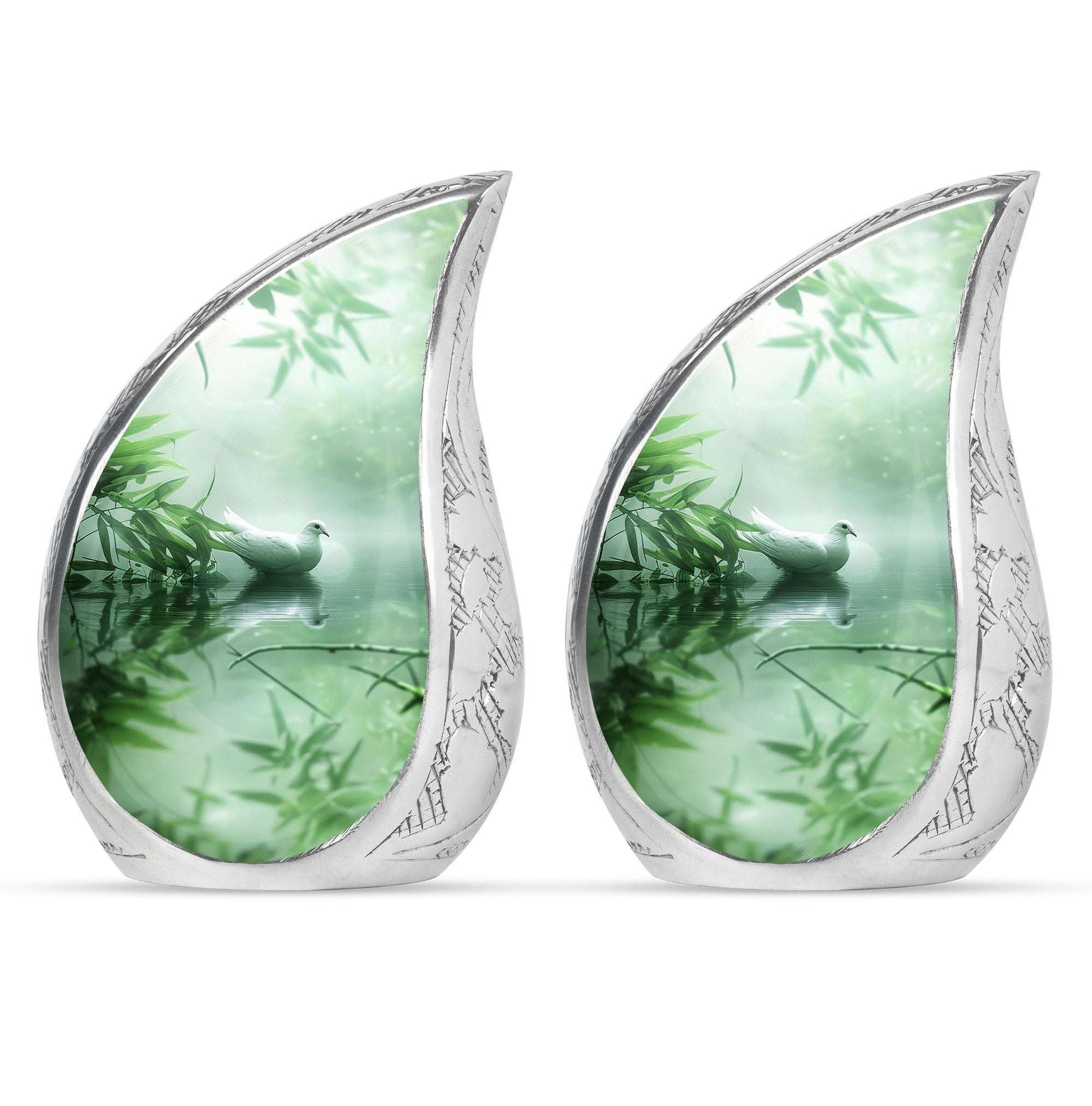 Dove Memorial Urn For Human Ashes - Large Decorative Urn