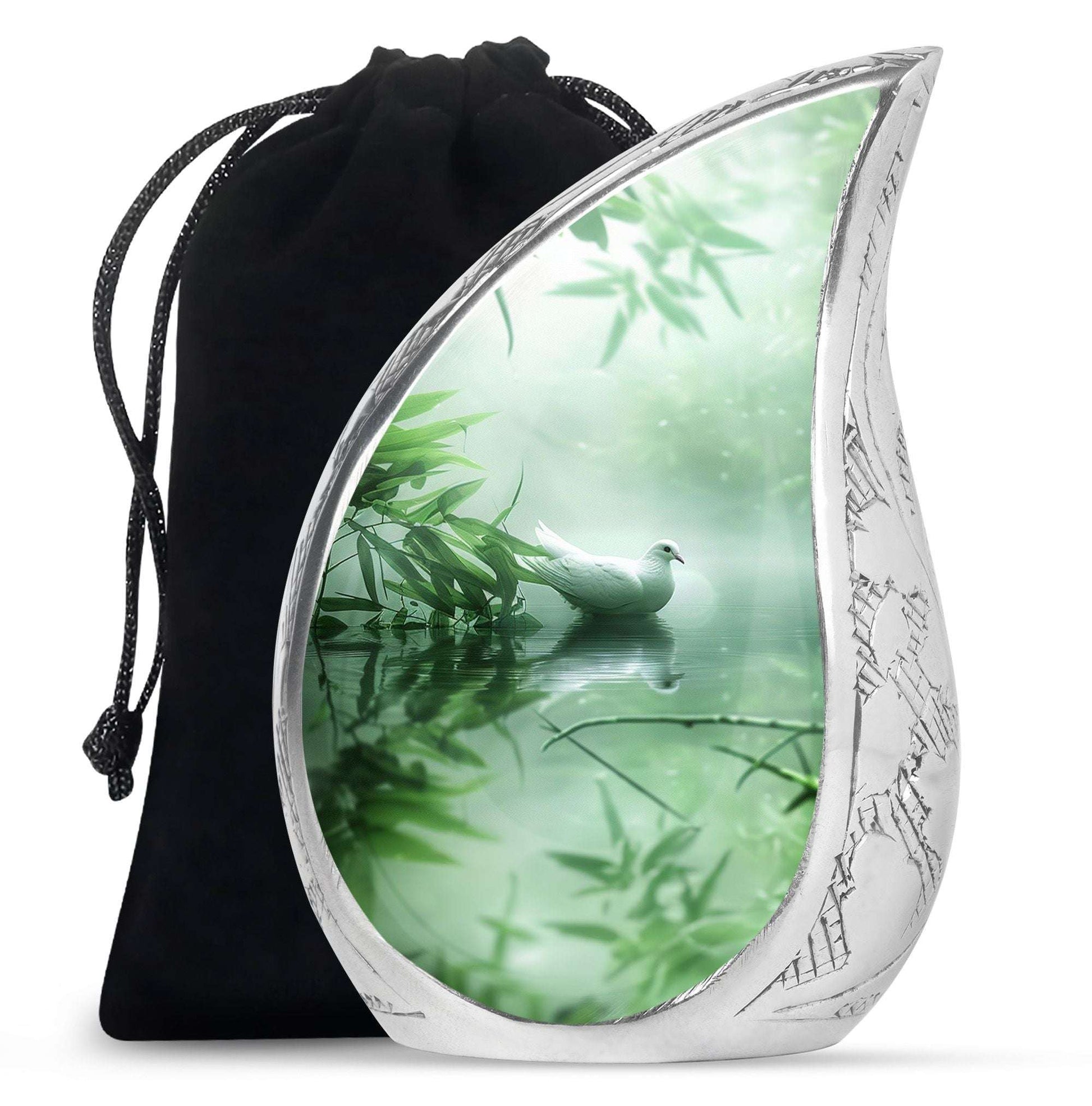 Dove Memorial Urn For Human Ashes - Large Decorative Urn