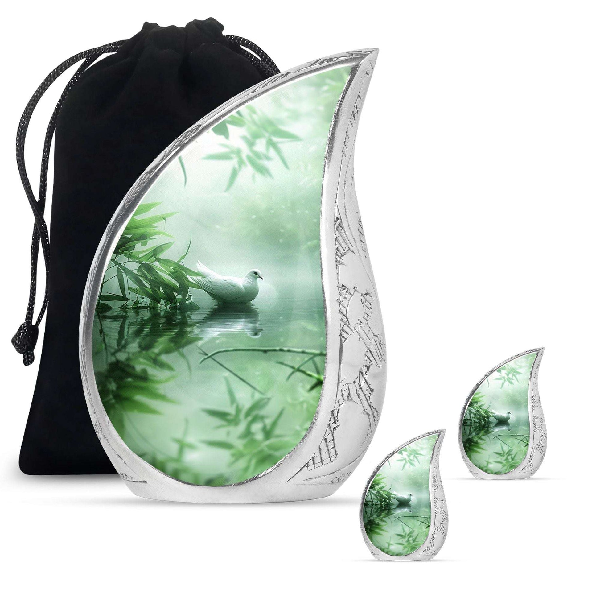 Dove Memorial Urn For Human Ashes - Large Decorative Urn