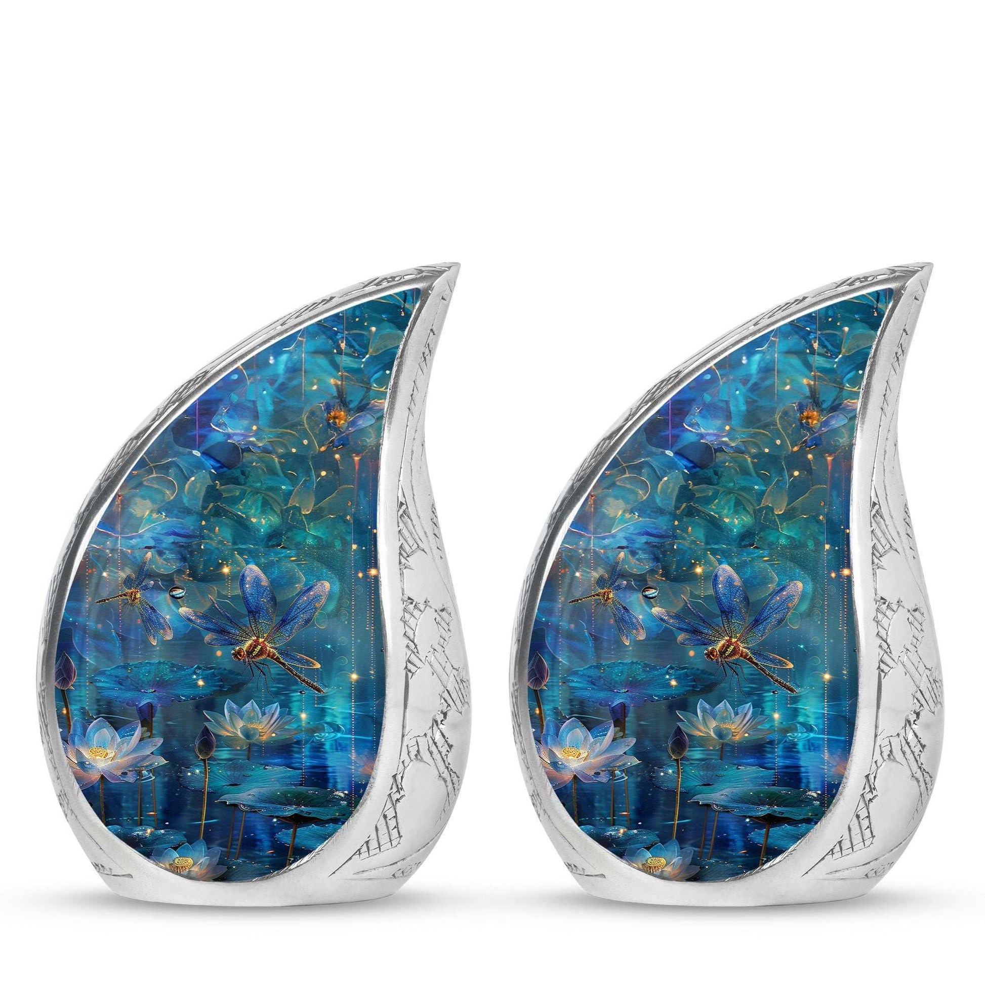 Dragonfly Urn For Adult Ashes - Decorative Memorial Urn For Mom Ashes