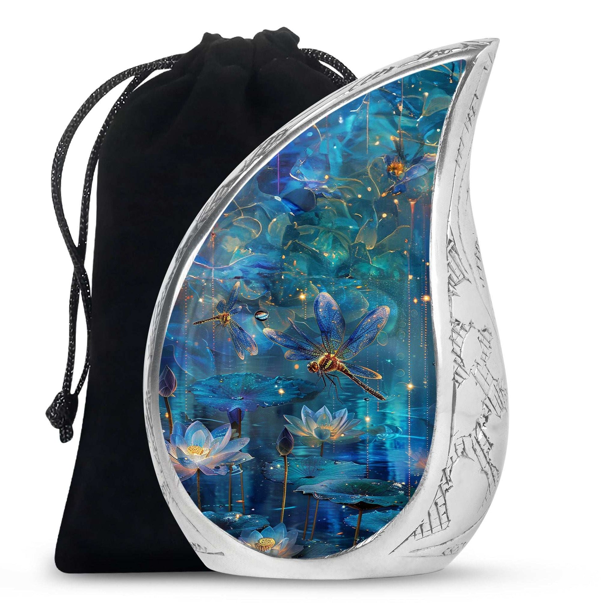 Dragonfly Urn For Adult Ashes - Decorative Memorial Urn For Mom Ashes