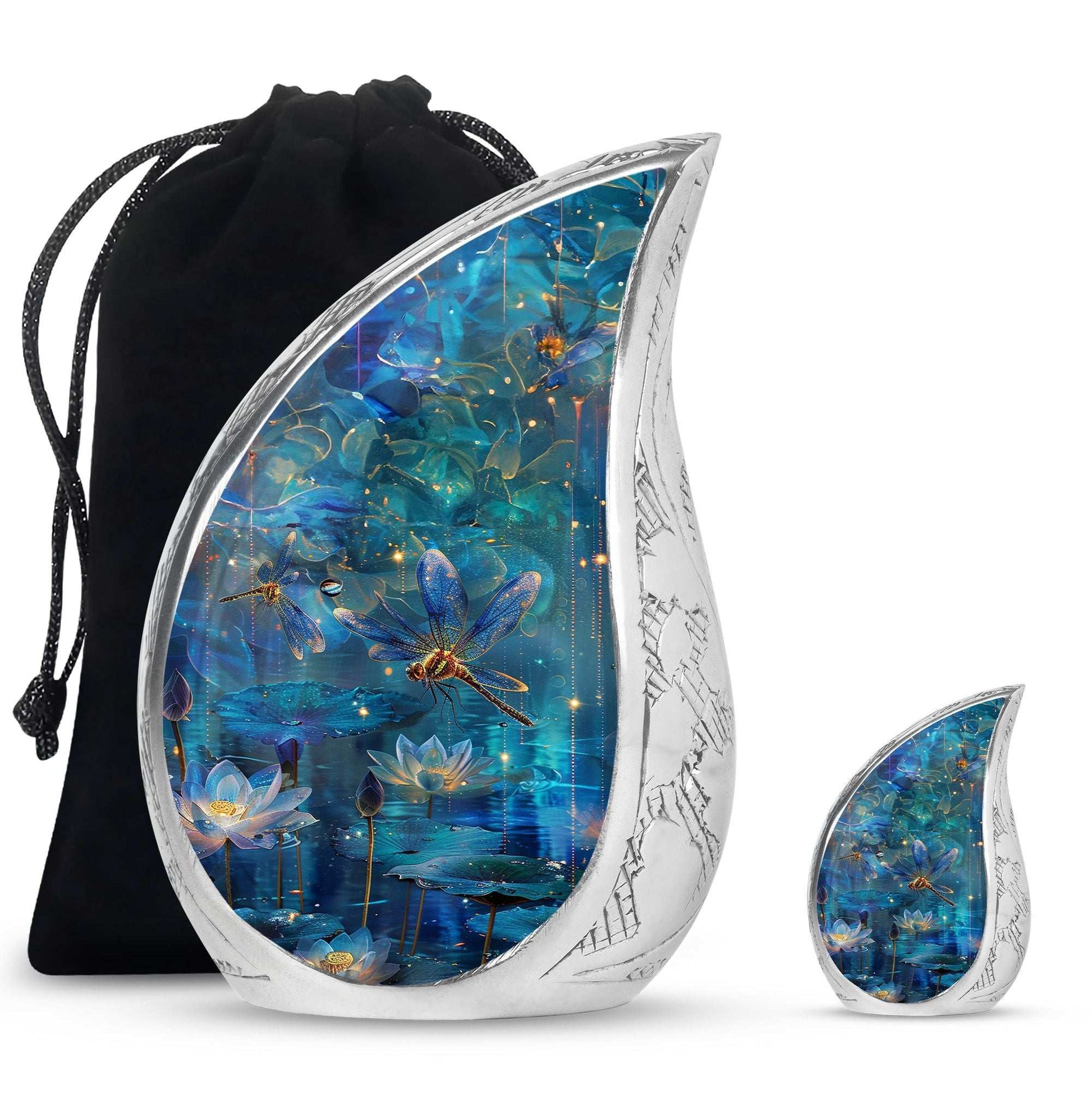 Dragonfly Urn For Adult Ashes - Decorative Memorial Urn For Mom Ashes