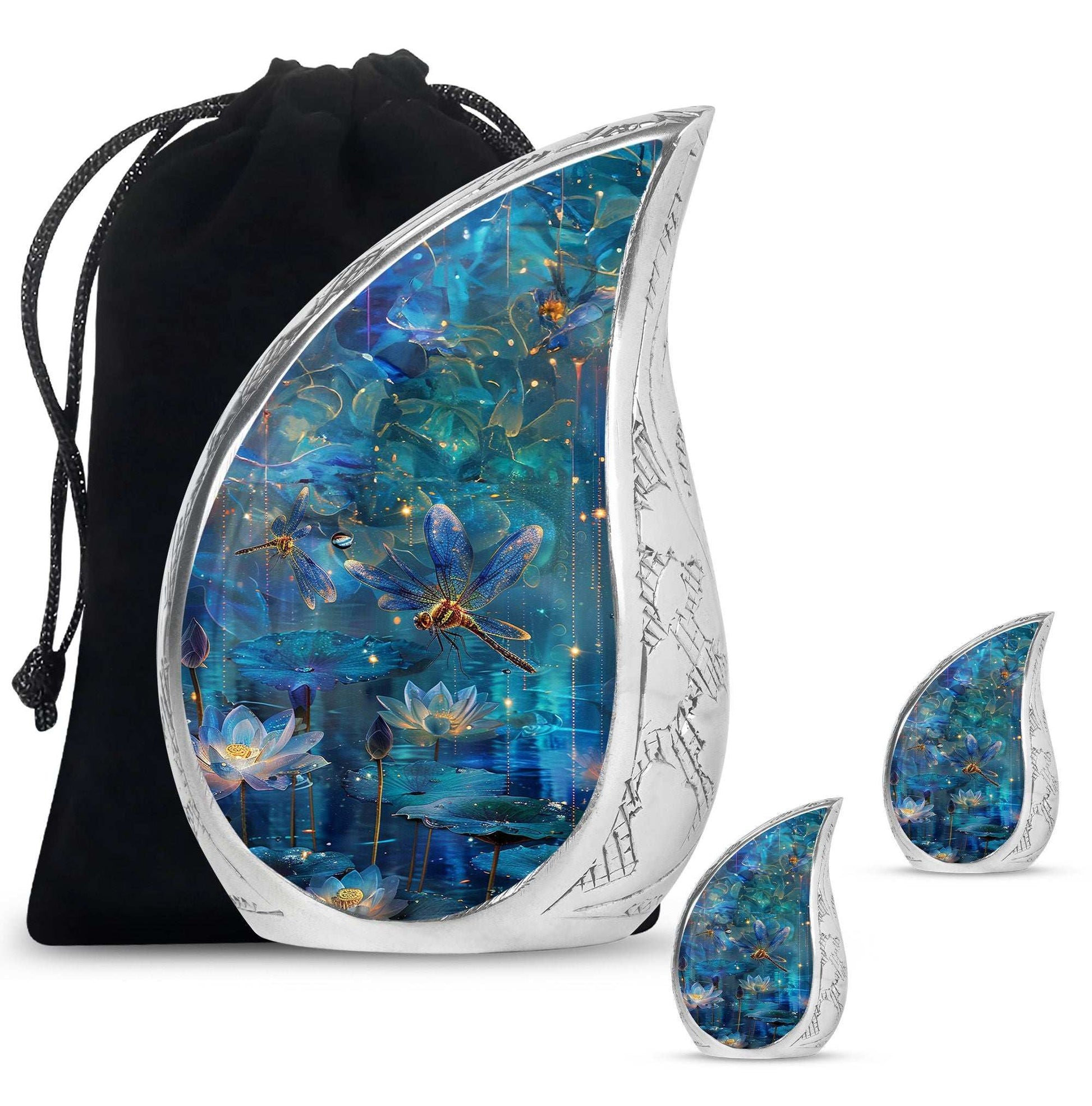 Dragonfly Urn For Adult Ashes - Decorative Memorial Urn For Mom Ashes