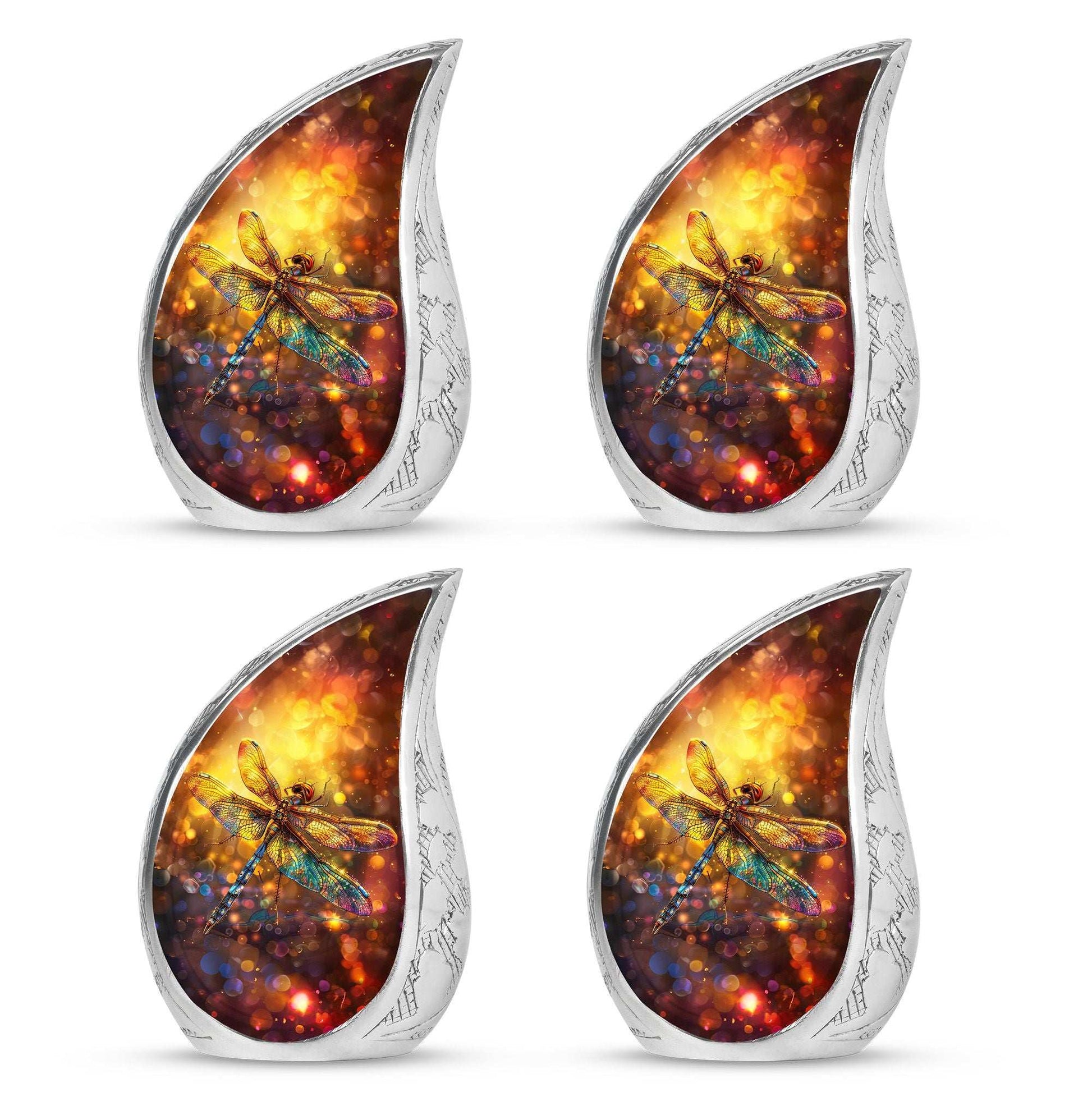 Decorative Dragonfly Funeral Urn - Cremation Urn Mom