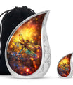 Decorative Dragonfly Funeral Urn - Cremation Urn Mom