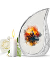 Father Fishing White Burial Urns For Ashes  - Cremation Urns Adults