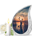 Father Fishing Funeral Urns - Urns For Human Ashes Dad