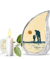 Father and Daughter Cremation Urns - Decorative Urn For Human Ashes
