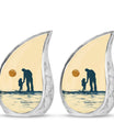 Father and Daughter Cremation Urns - Decorative Urn For Human Ashes