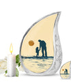 Father and Daughter Cremation Urns - Decorative Urn For Human Ashes