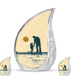 Father and Daughter Cremation Urns - Decorative Urn For Human Ashes