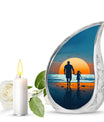 Memorial Father Daughter Urn For Burial Ashes - Cremation Urns Large