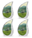 Father Son Fishing Memorial Urns - Beautiful Burial Urns For Ashes
