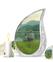 Father Son Fishing Memorial Urns - Beautiful Burial Urns For Ashes