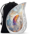Feather Urn For Human Remains Funeral - Memorial Keepsakes For Ashes