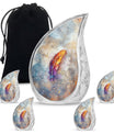 Feather Urn For Human Remains Funeral - Memorial Keepsakes For Ashes