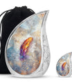 Feather Urn For Human Remains Funeral - Memorial Keepsakes For Ashes