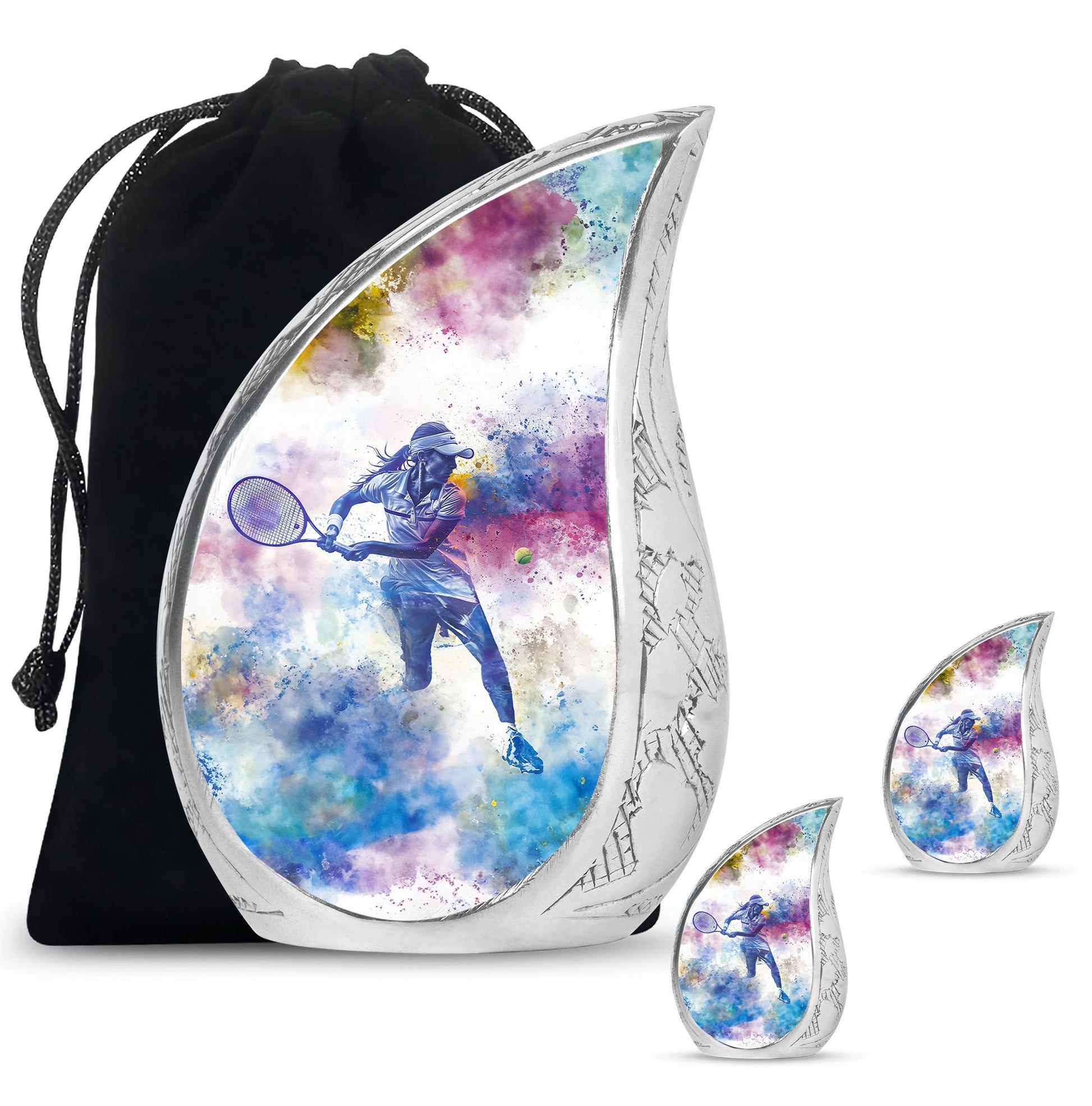 Tennis Tribute Urns For Funeral Ashes - Adult Cremation Urn