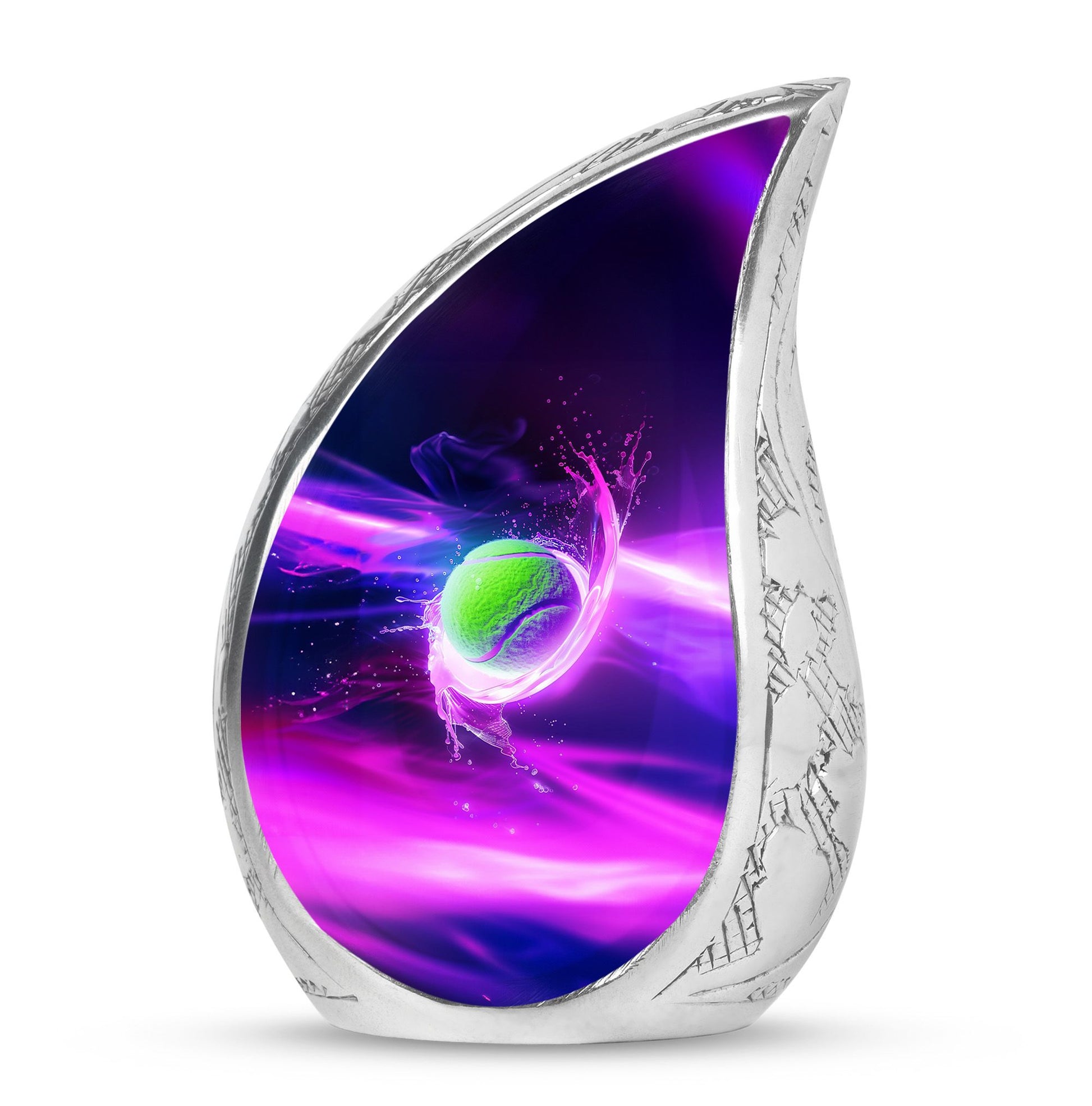 Green Tennis Ball Funeral Urn - Urn For Athletes