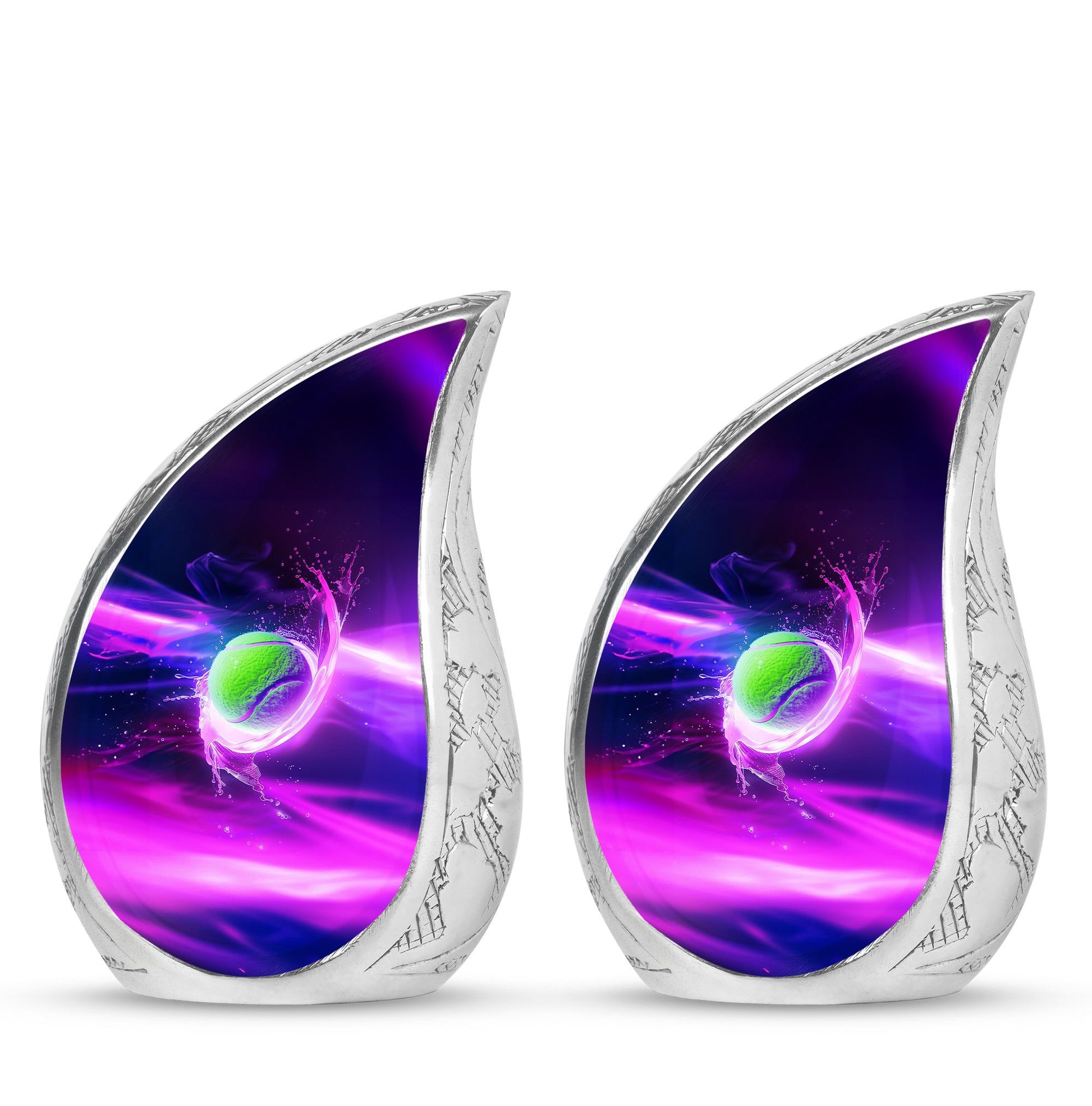 Green Tennis Ball Funeral Urn - Urn For Athletes