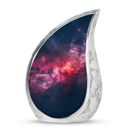 Personalized Galaxy Cremation Urn for Men - 10-inch, 200 cu in - Yatskia