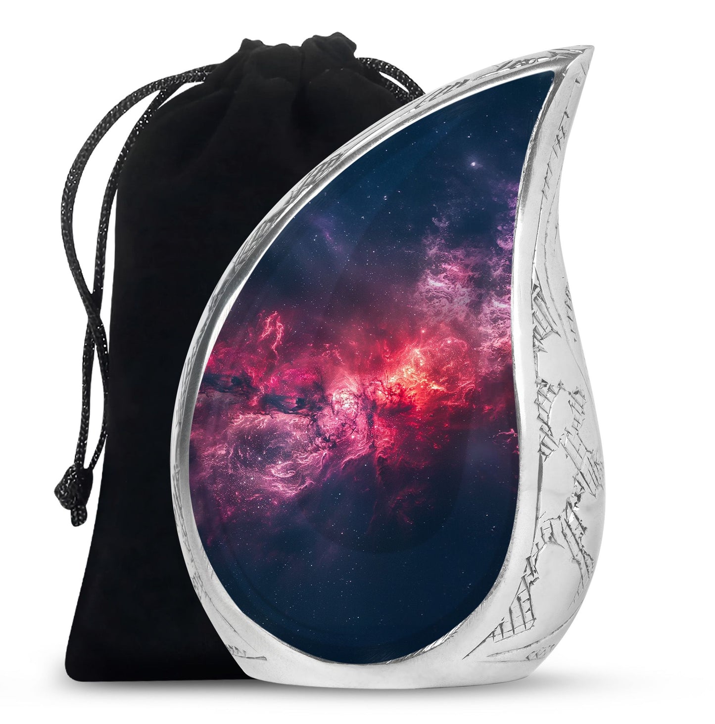 Personalized Galaxy Cremation Urn for Men - 10-inch, 200 cu in - Yatskia