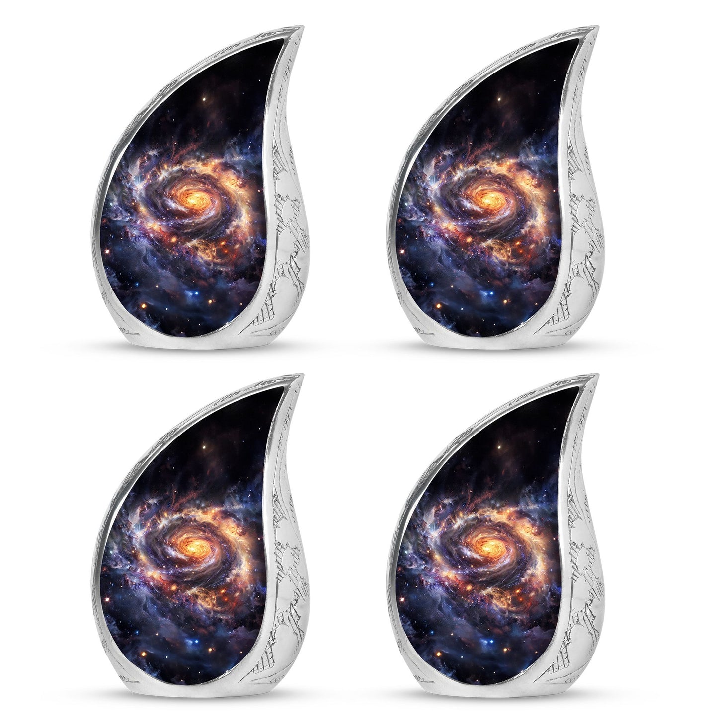 Personalized Galaxy Cremation Urn for Loved One - 10-inch, 200 cu in - Yatskia