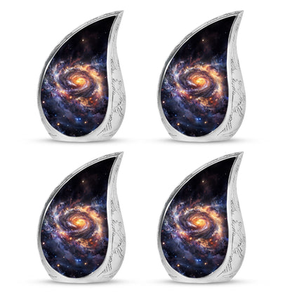 Personalized Galaxy Cremation Urn for Loved One - 10-inch, 200 cu in - Yatskia