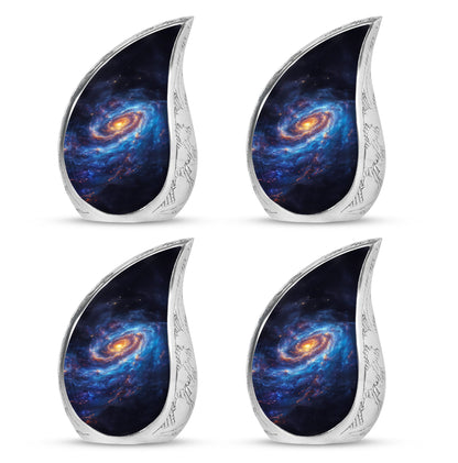Personalized Galaxy Cremation Urn for Men & Women - 10-inch, 200 cu in - Yatskia