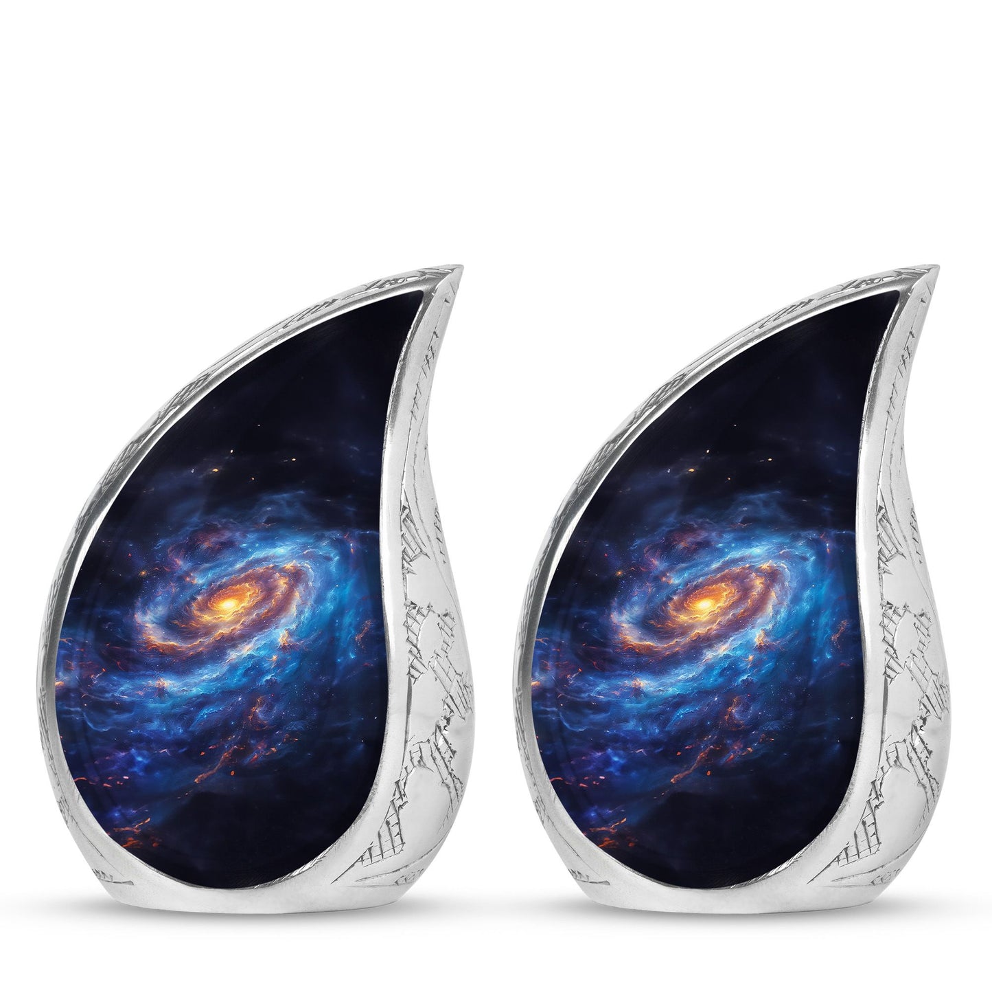 Personalized Galaxy Cremation Urn for Men & Women - 10-inch, 200 cu in - Yatskia