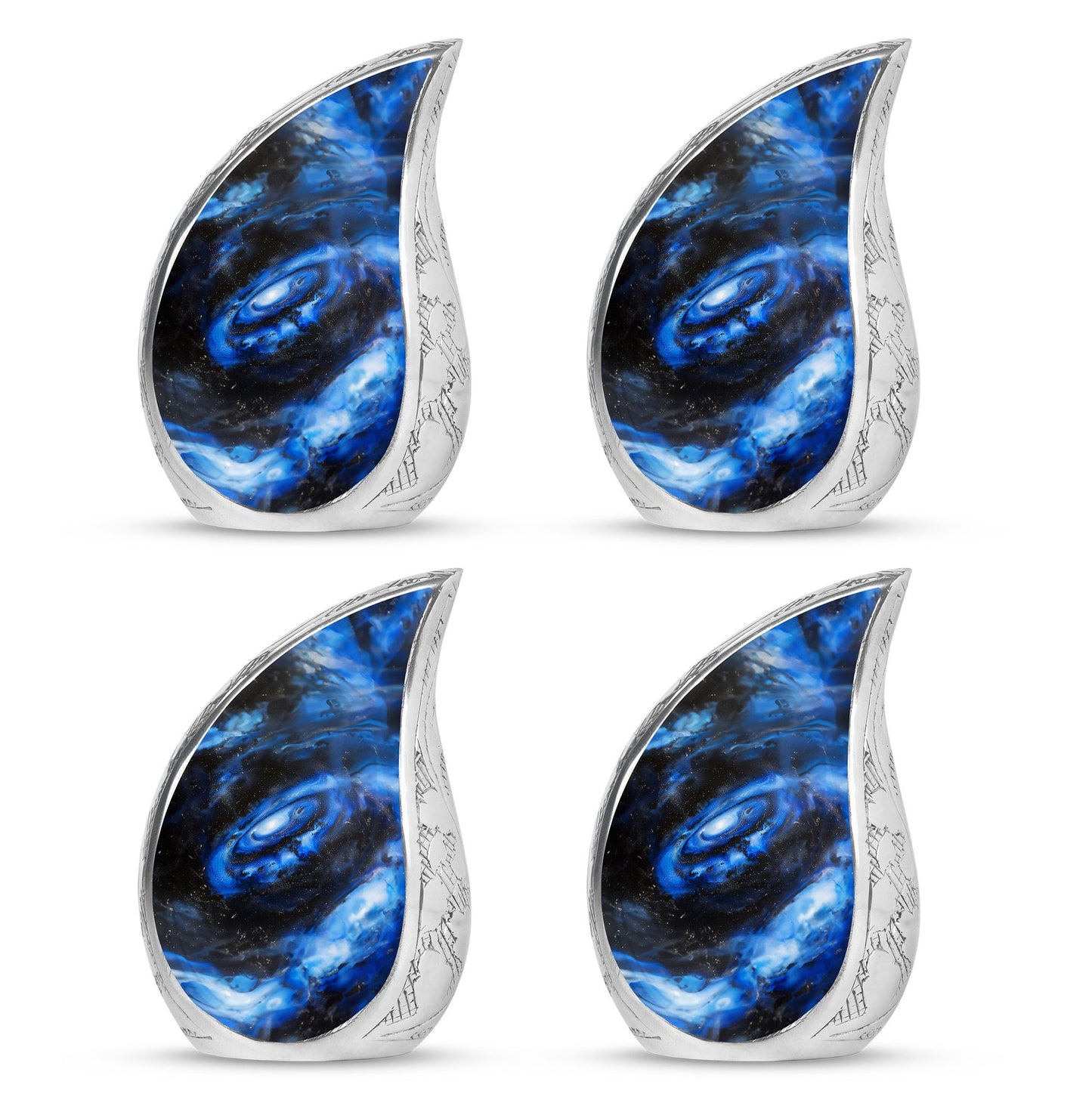 Personalized Galaxy Cremation Urn for Men - 10-inch, 200 cu in - Yatskia