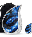 Galaxy Large Decorative Urn For Human Ashes - Funeral Urns For Men & Women