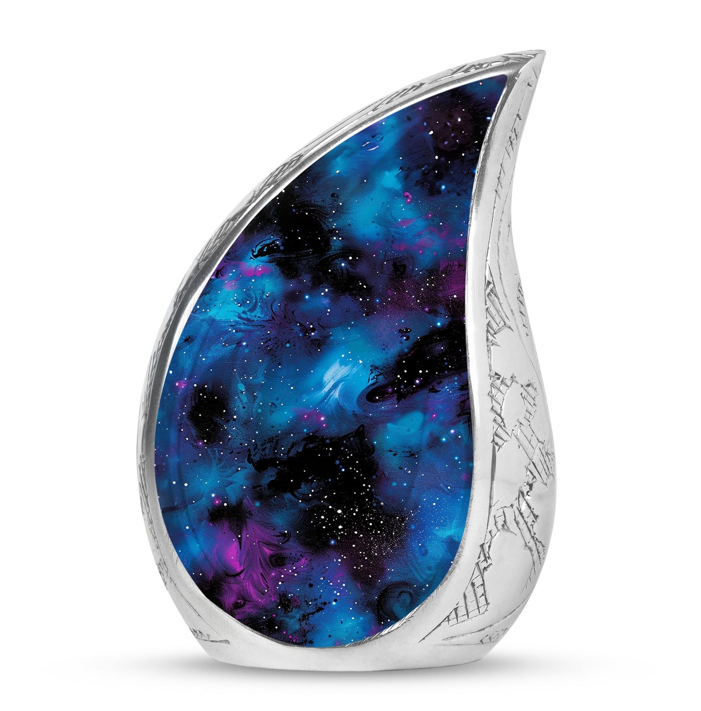 Personalized Galaxy Cremation Urn for Loved One - 10-inch, 200 cu in - Yatskia