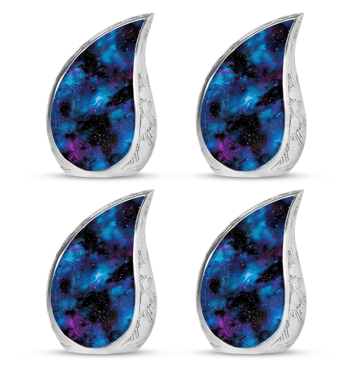 Personalized Galaxy Cremation Urn for Loved One - 10-inch, 200 cu in - Yatskia