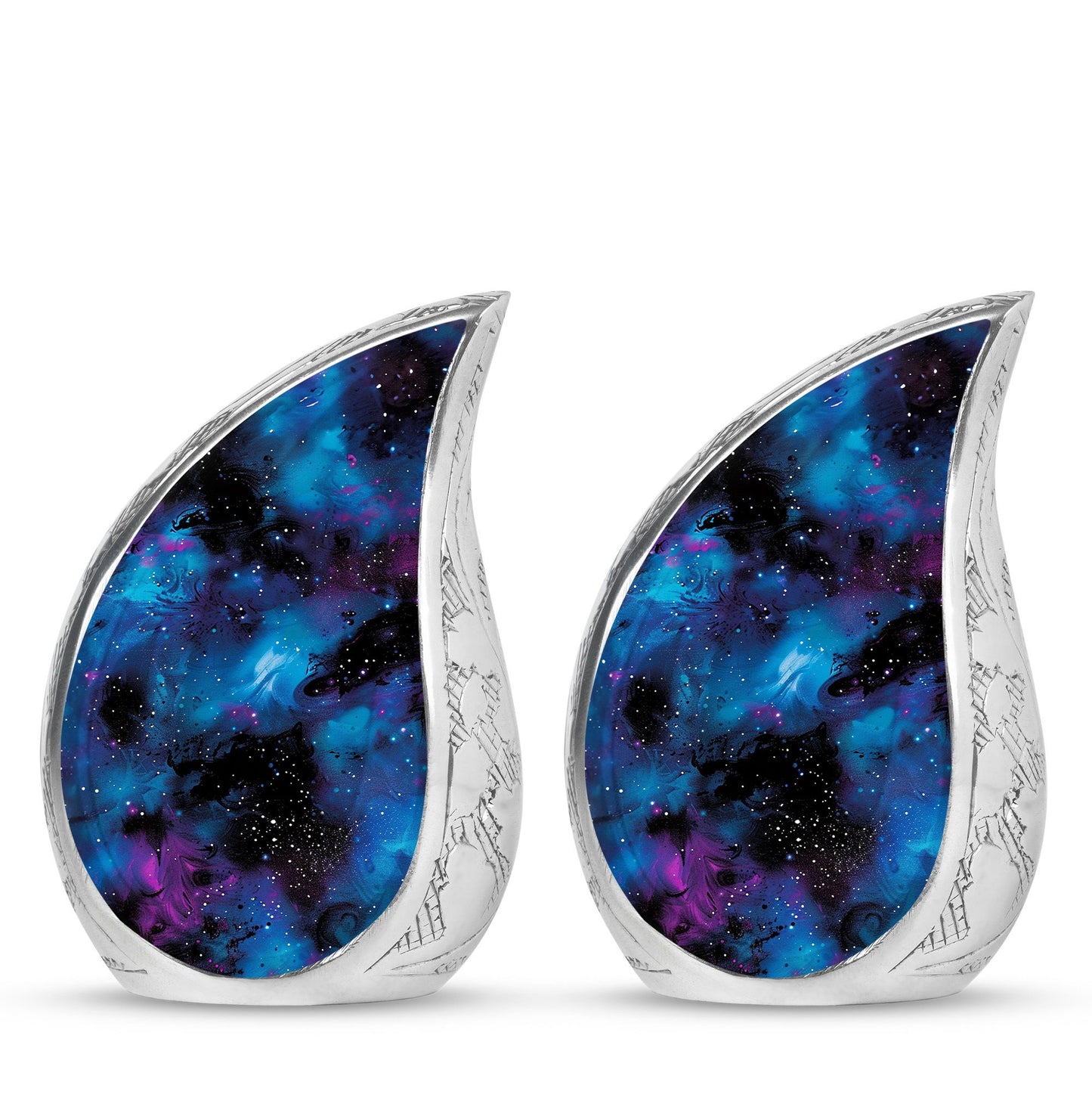 Personalized Galaxy Cremation Urn for Loved One - 10-inch, 200 cu in - Yatskia