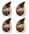 Beautiful Galaxy Decorative Funeral Urn - Burial Urns For Adult Human Ashes