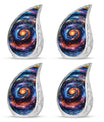 Galaxy Theme 3 Inch Keepsake Pack of 4